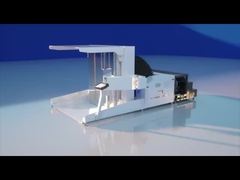 3 Nozzle Tumpukan Mesin Mengubah Kertas Jogging Palet Makanan