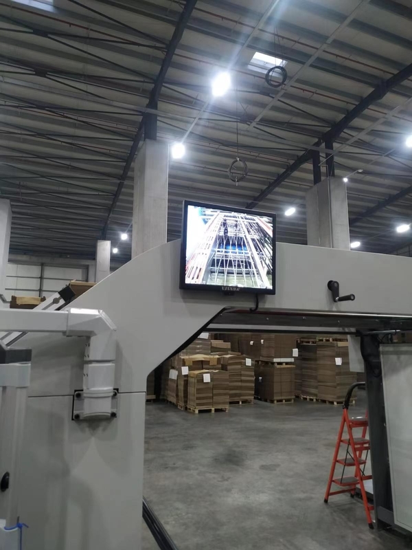 Back Feeder 3 Ply 5 Ply Flute Laminator Machine Kontrol PLC 150m/Min