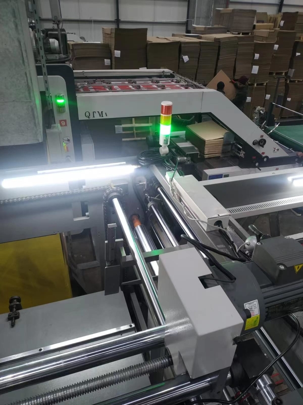 Back Feeder 3 Ply 5 Ply Flute Laminator Machine Kontrol PLC 150m/Min