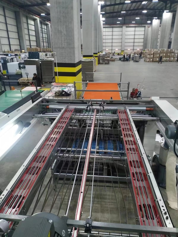 Back Feeder 3 Ply 5 Ply Flute Laminator Machine Kontrol PLC 150m/Min