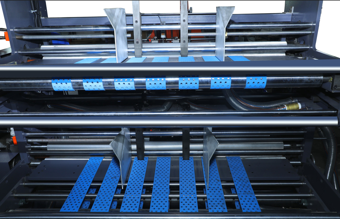 1650 * 1450mm Mesin Laminator Flute 5 Lapis Bergelombang Kecepatan Tinggi