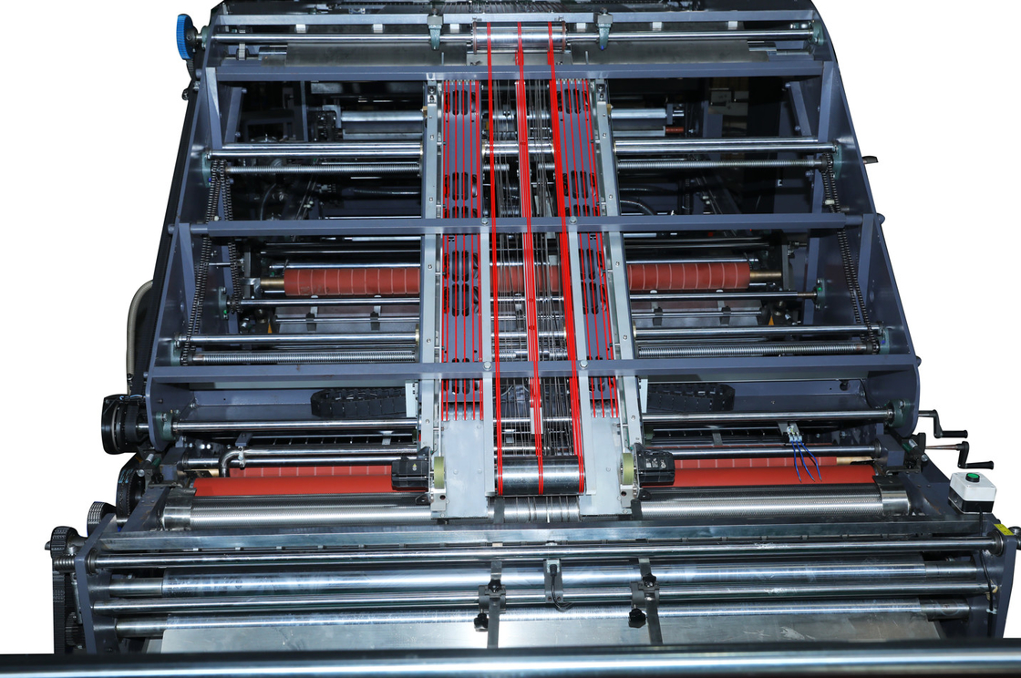 1650 * 1450mm Mesin Laminator Flute 5 Lapis Bergelombang Kecepatan Tinggi