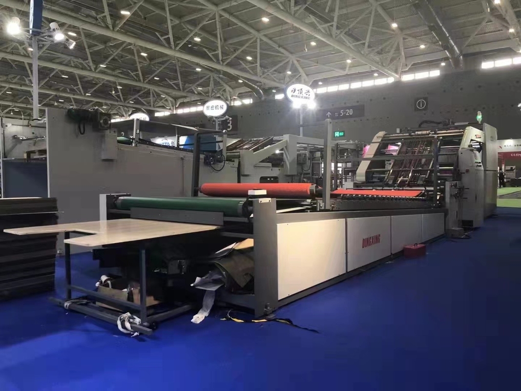 120-600gsm Lembar Atas Auto Flute Laminator 3Ply Mesin Laminating Bergelombang