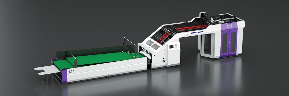 Highspeed Laminator Highspeed Flute Laminator Paper Membrane Material Laminating Thickness Range 1 sampai 10 mm Peralatan kemasan industri