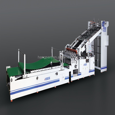 Kecepatan Tengah Auto Flute Laminator Mesin Laminating Flute Otomatis Penuh